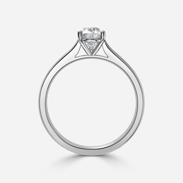 Serena White Gold Solitaire Engagement Ring
