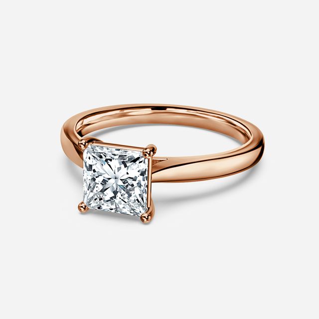 Serena Rose Gold Solitaire Engagement Ring