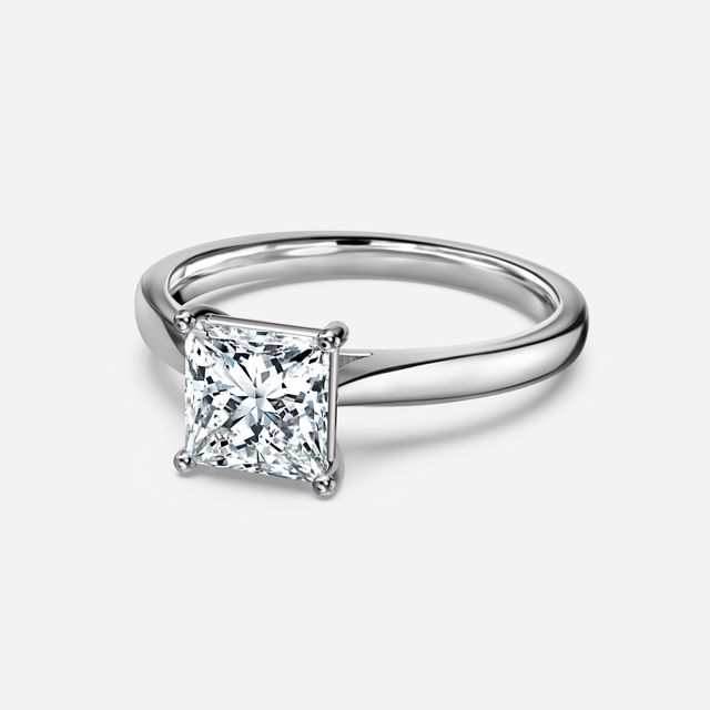 Serena White Gold Solitaire Engagement Ring