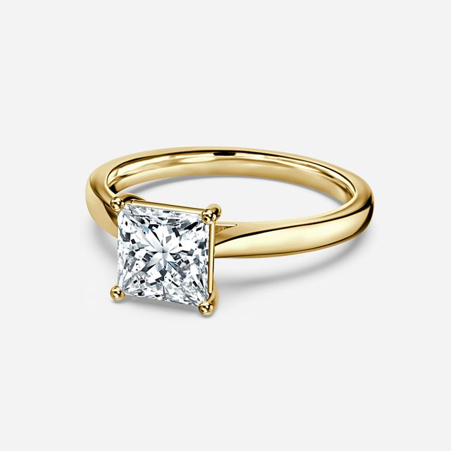 Serena Yellow Gold Solitaire Engagement Ring
