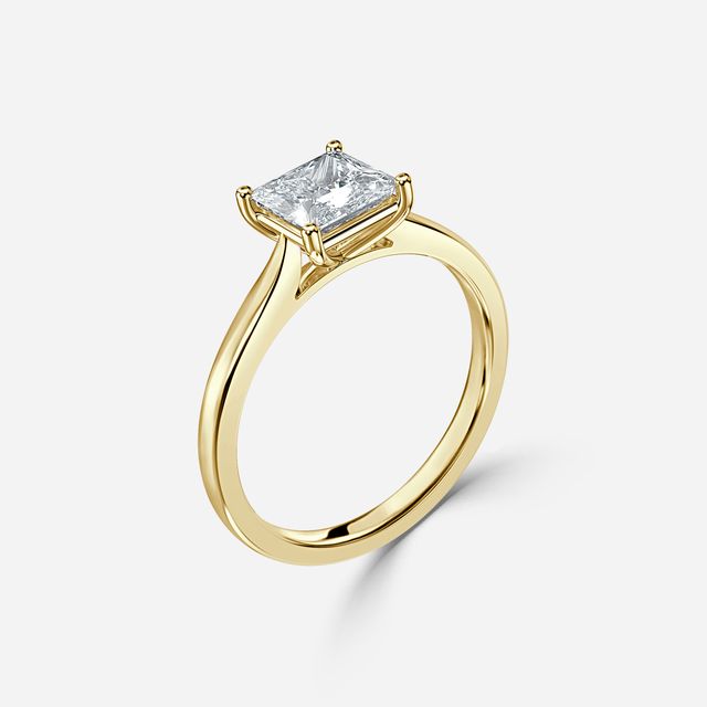 Serena Yellow Gold Solitaire Engagement Ring