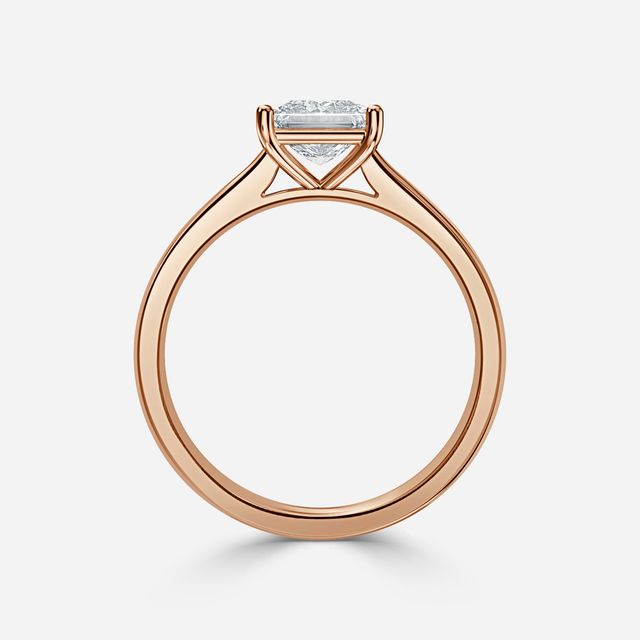 Serena Rose Gold Solitaire Engagement Ring