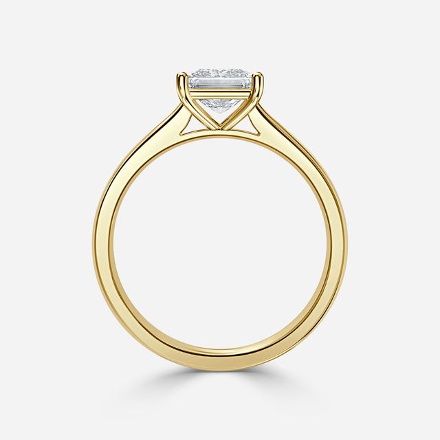 Serena Yellow Gold Solitaire Engagement Ring
