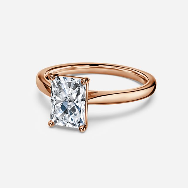 Serena Rose Gold Solitaire Engagement Ring