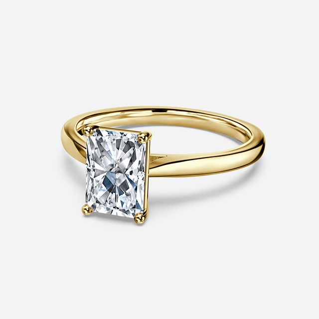 Serena Yellow Gold Solitaire Engagement Ring