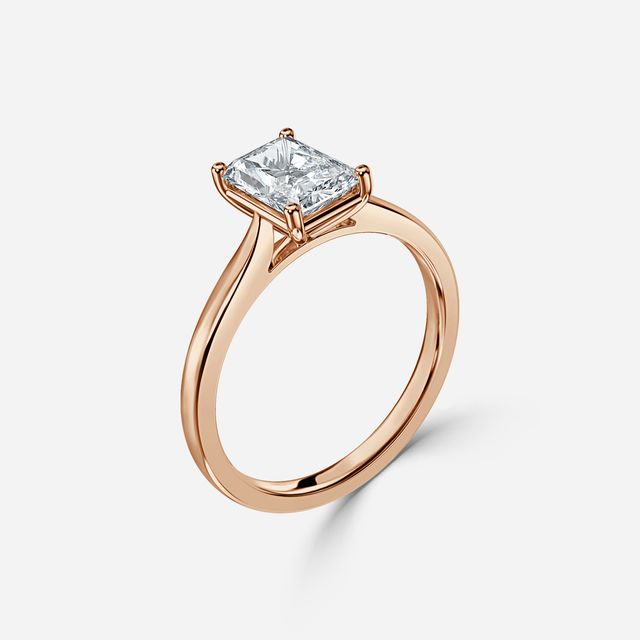 Serena Rose Gold Solitaire Engagement Ring
