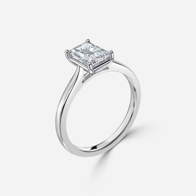 Serena Platinum Solitaire Engagement Ring