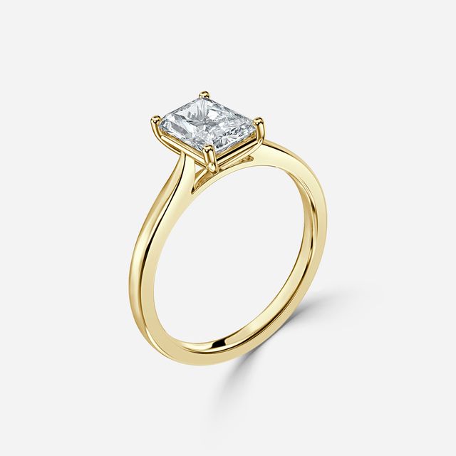 Serena Yellow Gold Solitaire Engagement Ring