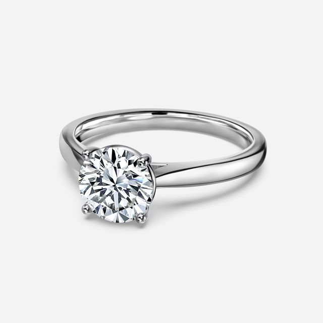 Serena Platinum Solitaire Engagement Ring