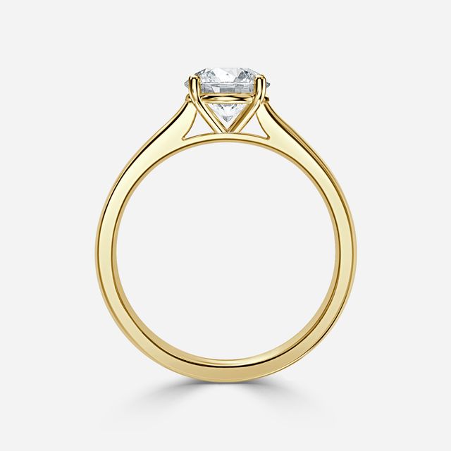 Serena Yellow Gold Solitaire Engagement Ring