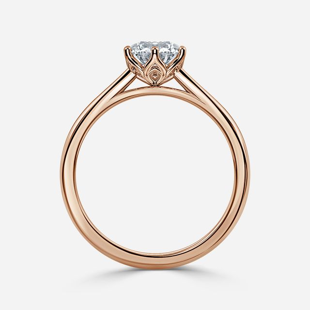 Jemini Rose Gold Engagement Ring
