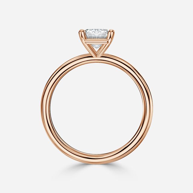 Una Rose Gold Engagement Ring