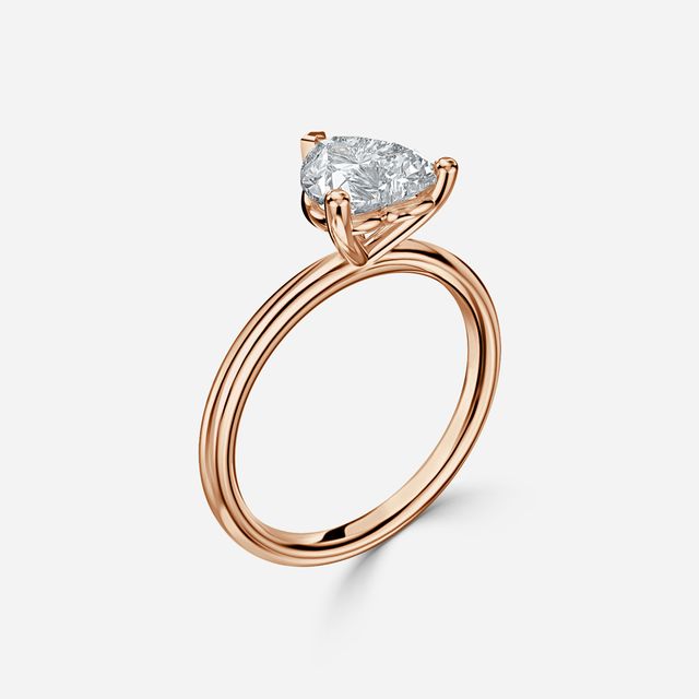 Una Rose Gold Engagement Ring