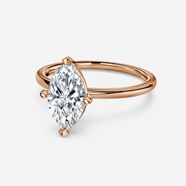Una Rose Gold Engagement Ring