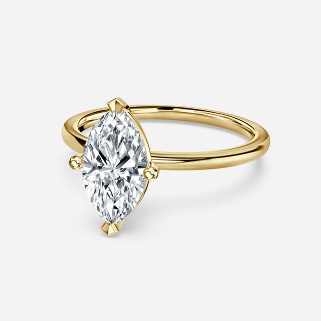 Una Yellow Gold Engagement Ring