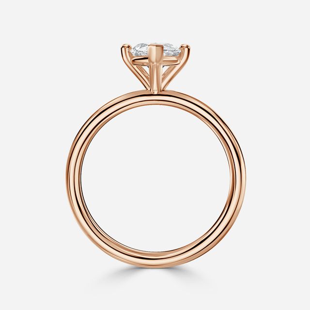 Una Rose Gold Engagement Ring