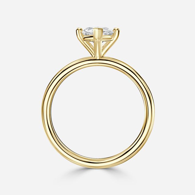 Una Yellow Gold Engagement Ring