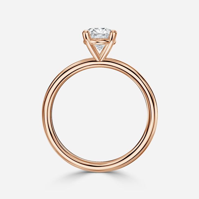 Una Rose Gold Engagement Ring