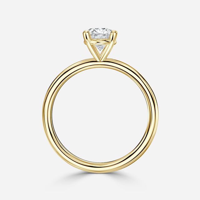 Una Yellow Gold Engagement Ring
