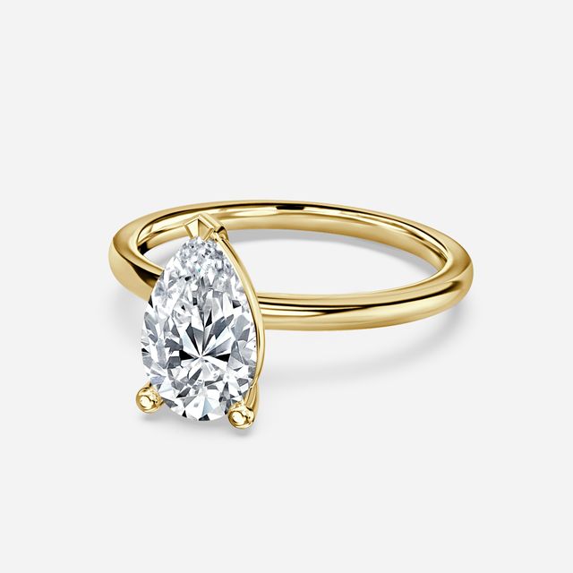 Una Yellow Gold Engagement Ring