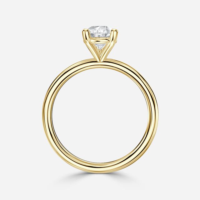 Una Yellow Gold Engagement Ring