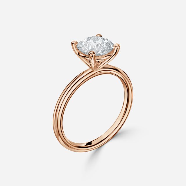 Una Rose Gold Engagement Ring
