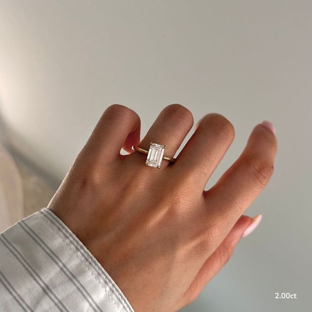 Serena Yellow Gold Solitaire Engagement Ring