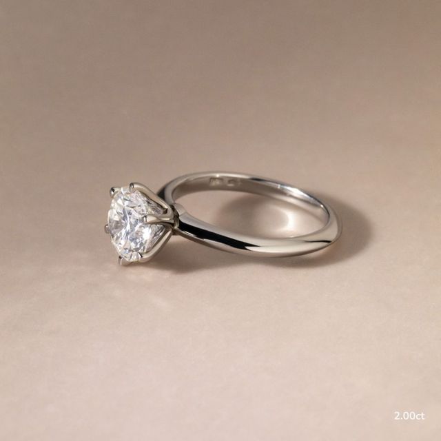 Favian White Gold Solitaire Engagement Ring