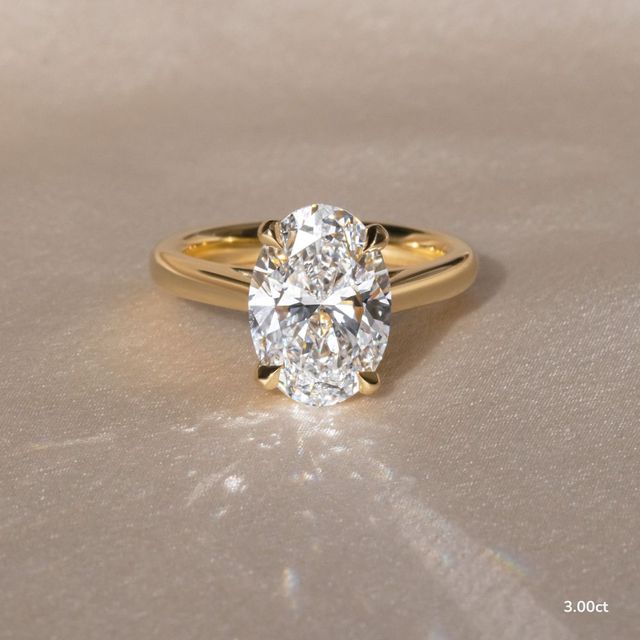 Avery Yellow Gold Solitaire Engagement Ring