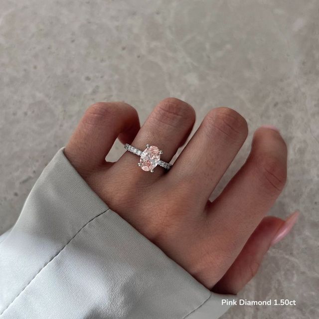 Jessica White Gold Pave Engagement Ring
