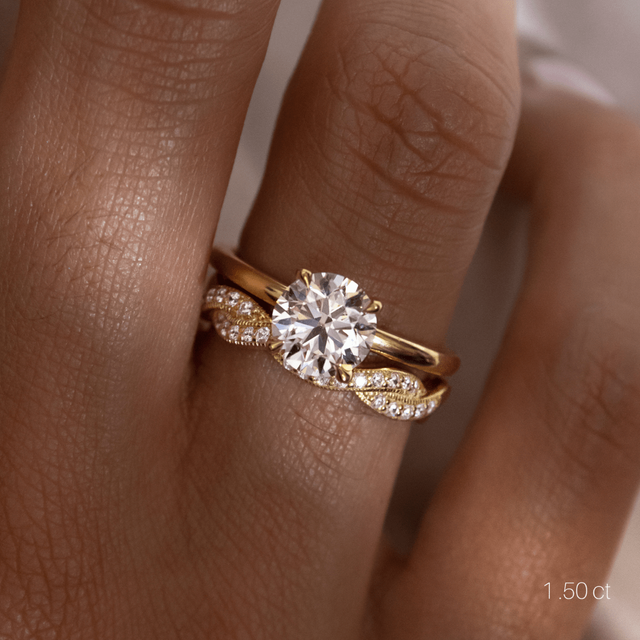 Una Yellow Gold Engagement Ring