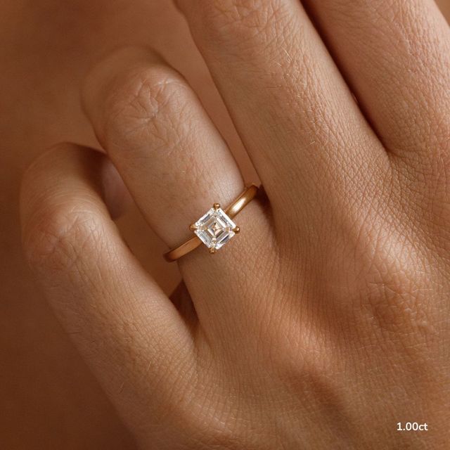 Avery Yellow Gold Solitaire Engagement Ring