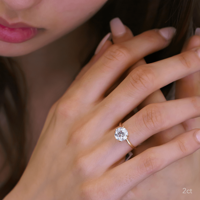 Una Yellow Gold Engagement Ring