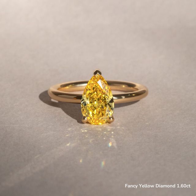 Chelsea Dainty Yellow Gold Engagement Ring