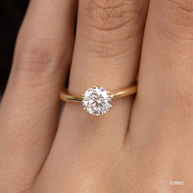 Jemini Yellow Gold Engagement Ring