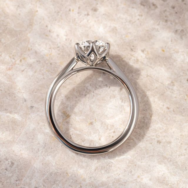 Jemini Platinum Engagement Ring