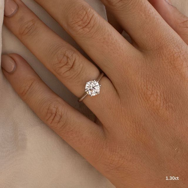 Jemini Platinum Engagement Ring