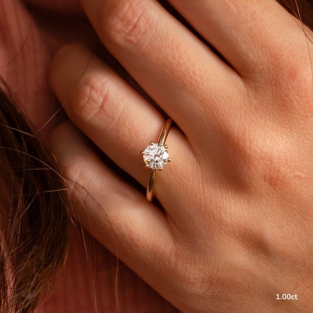 Favian Yellow Gold Solitaire Engagement Ring