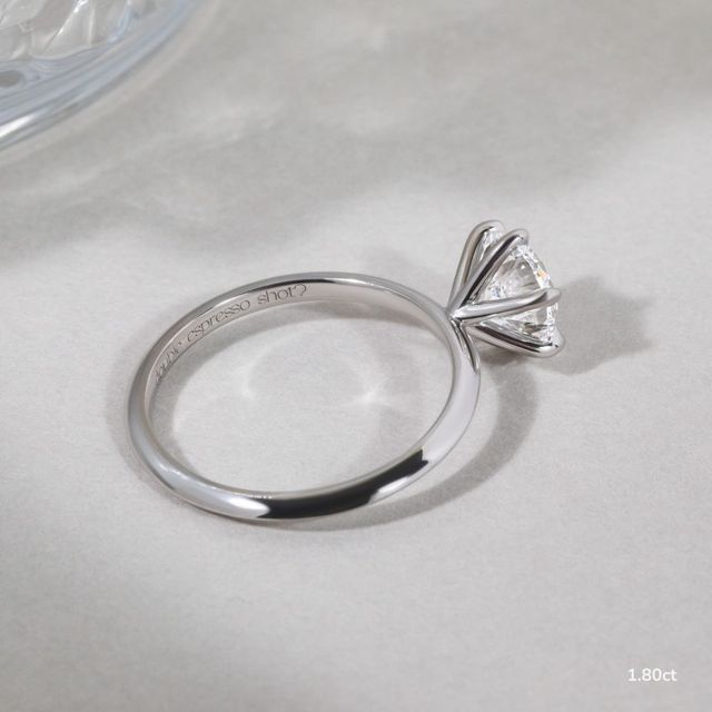 Kylie Platinum Solitaire Engagement Ring