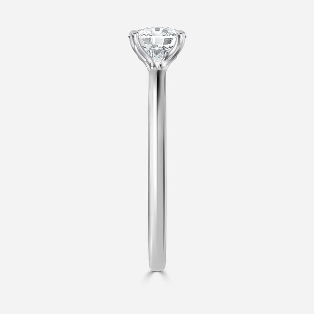 Athena Dainty White Gold Solitaire Engagement Ring