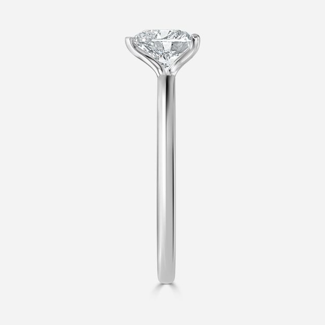 Athena Dainty White Gold Solitaire Engagement Ring