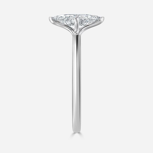 Athena Dainty White Gold Solitaire Engagement Ring