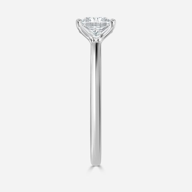 Athena Dainty White Gold Solitaire Engagement Ring