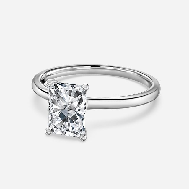 Athena Dainty Platinum Solitaire Engagement Ring