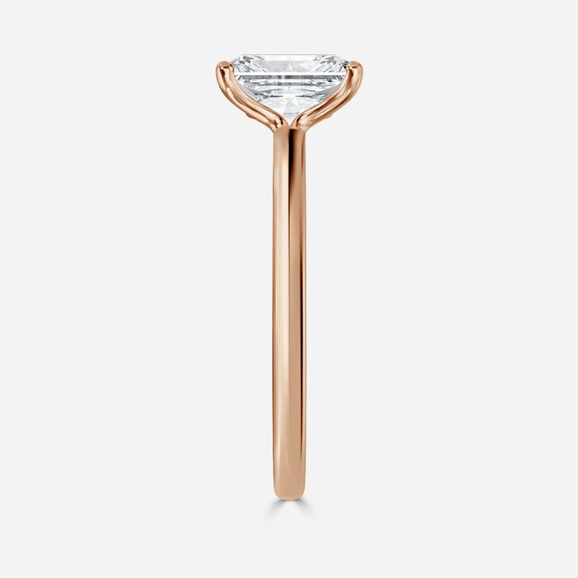Athena Dainty Rose Gold Solitaire Engagement Ring