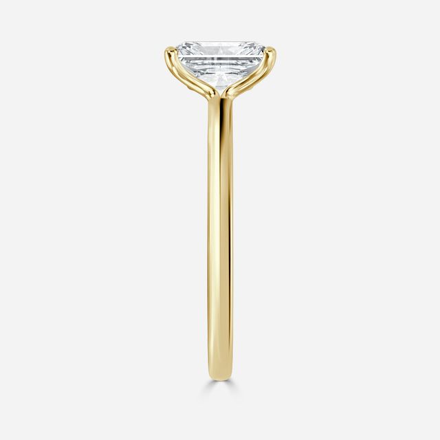 Athena Dainty Yellow Gold Solitaire Engagement Ring