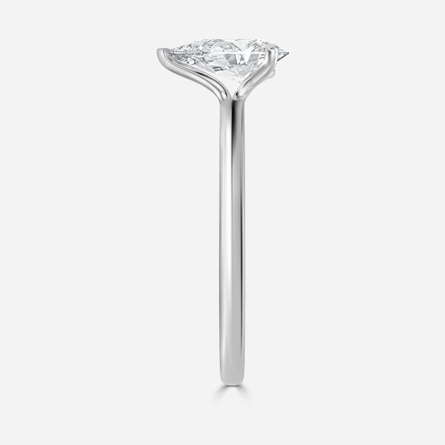 Athena Dainty Platinum Solitaire Engagement Ring