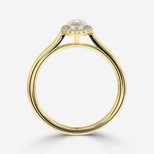 Ava Yellow Gold Engagement Ring