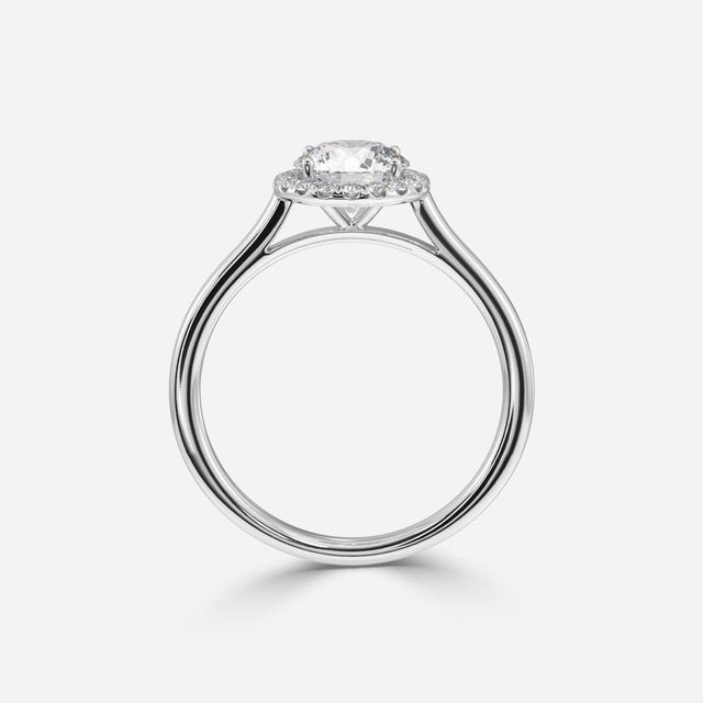 Ava Platinum Engagement Ring