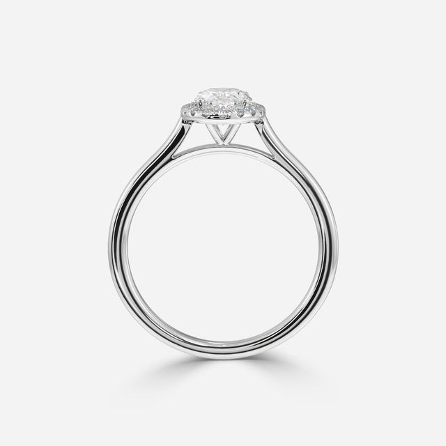 Ava Platinum Engagement Ring